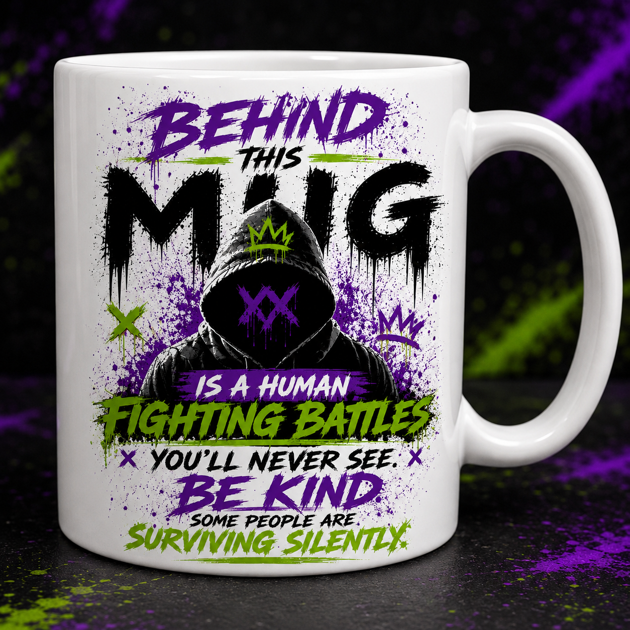 Behind this mug