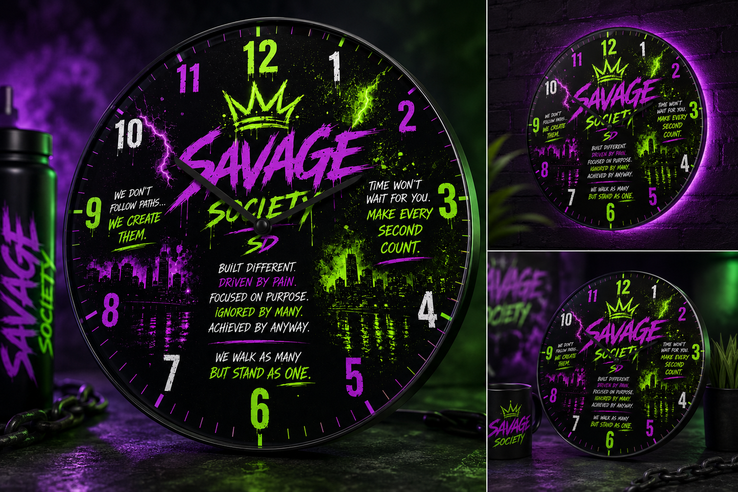 Savage society clock