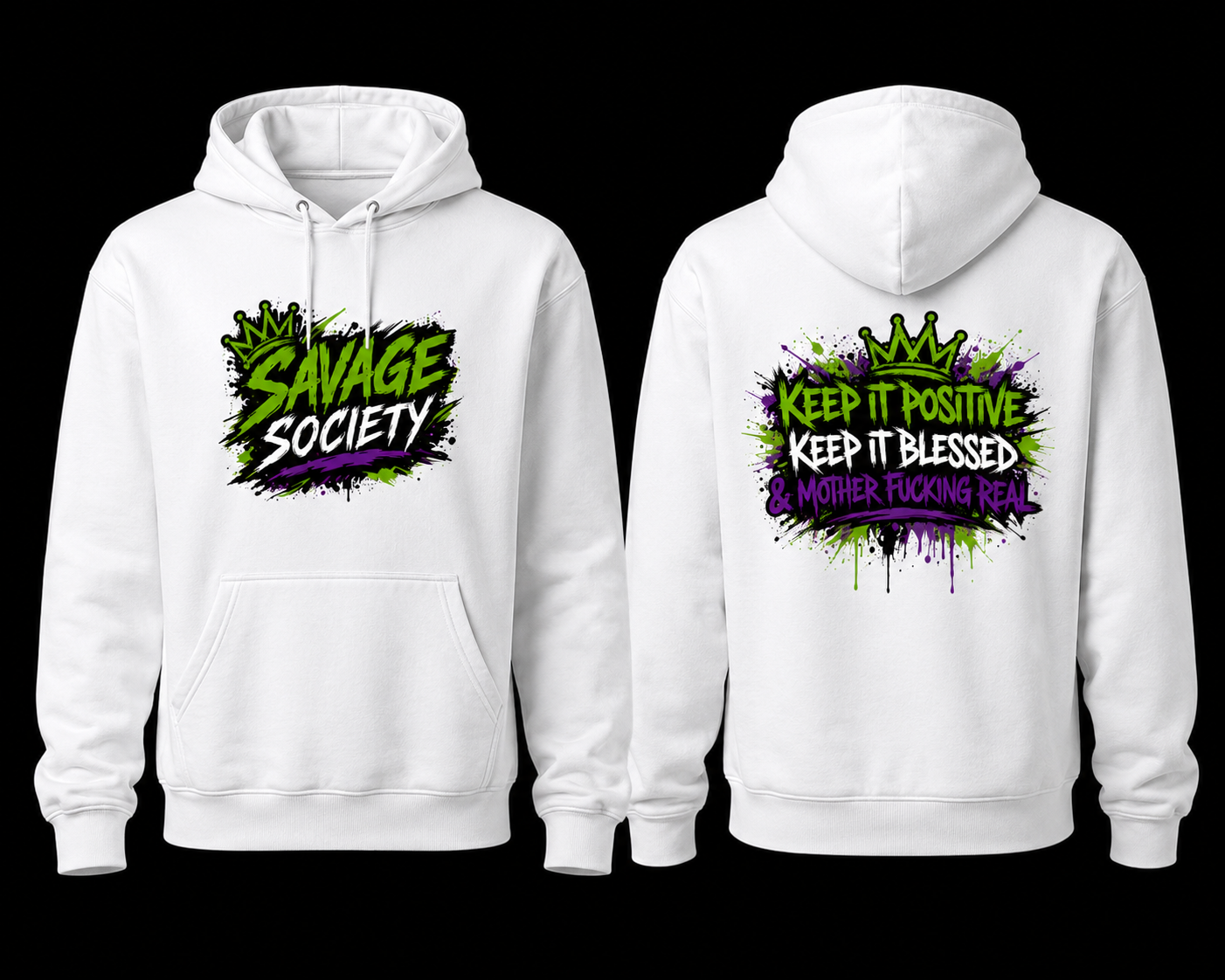 Keep it real “ hoodie “
