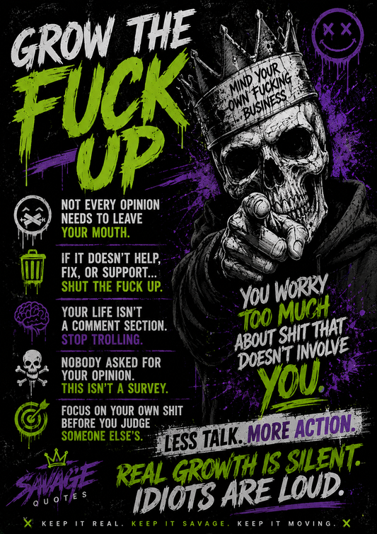 GROW THE F—k Up