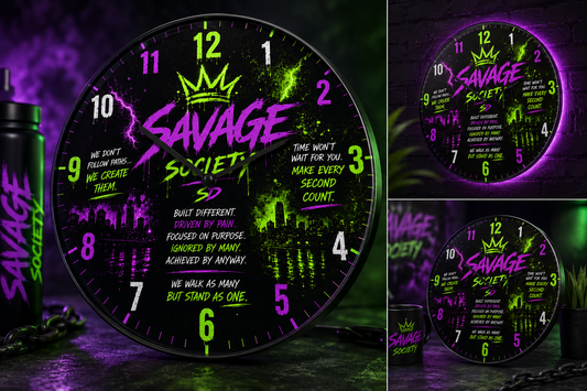 Savage society clock