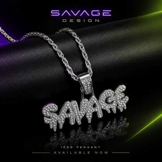 Savage iced necklace