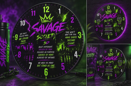 Savage society clock